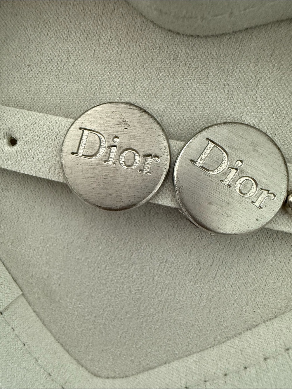 Dior Silver Clip on Earrings